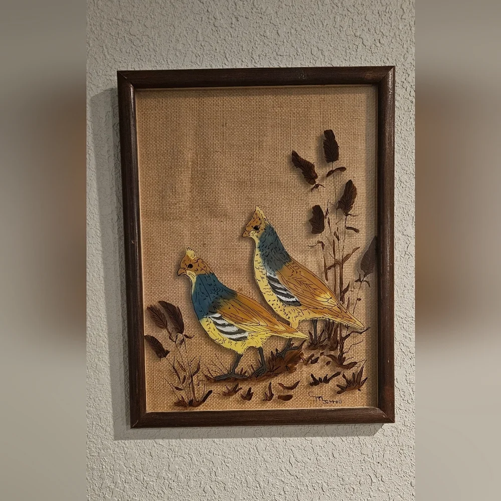 Vintage Pheasant Framed Wall Art - Picture 3 of 3